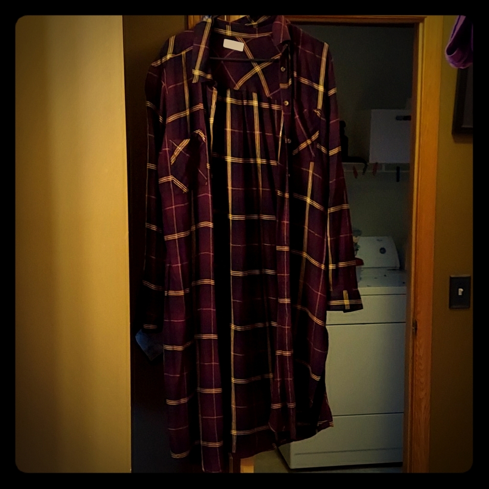 Maurices long flannel